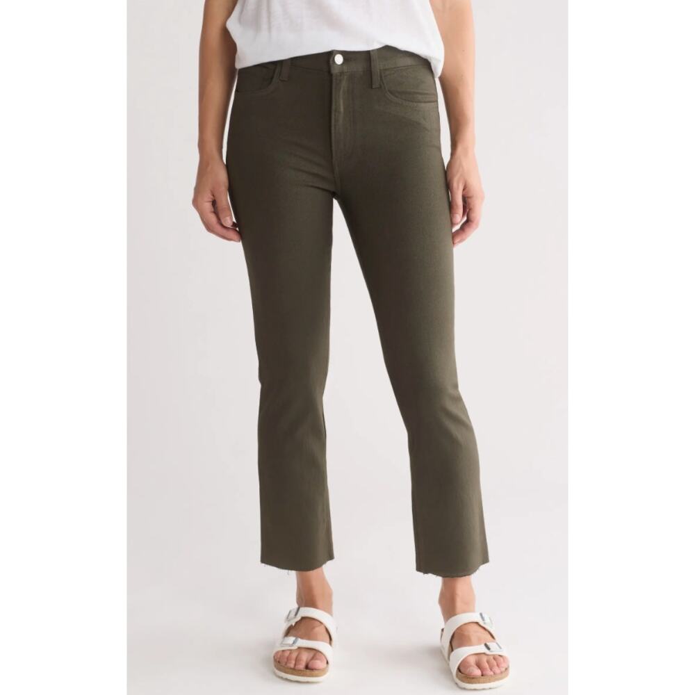 NWT Frank & Eileen The Everyday Straight Leg Jeans in Olive Green 26